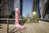 NYC’s 10-foot-tall pink Foot Fountain